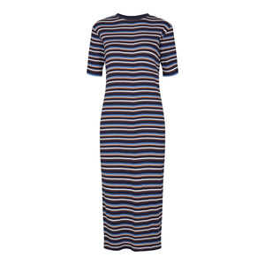 Roberta Dress - Navy Striper