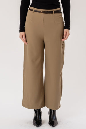 Isabel Loose Bukser - Khaki