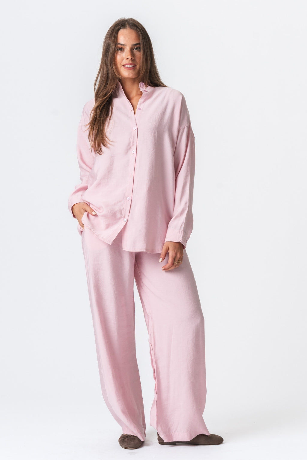 Mia Bukser + Mia Skjorte (Rosa) – Pakketilbud