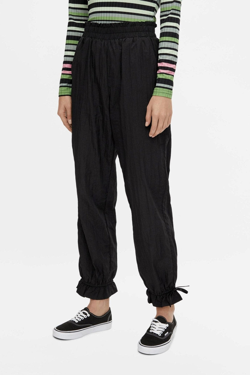 Silena High Waist Pants - Svart