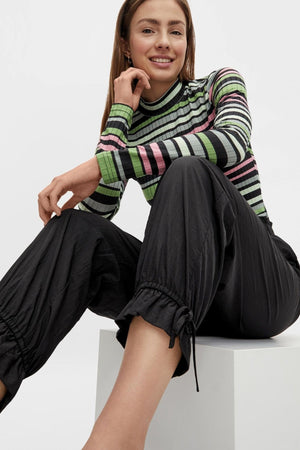 Silena High Waist Pants - Svart