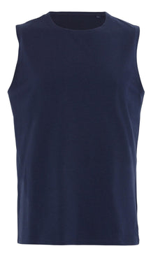 Sleeveless T-shirt - Navy