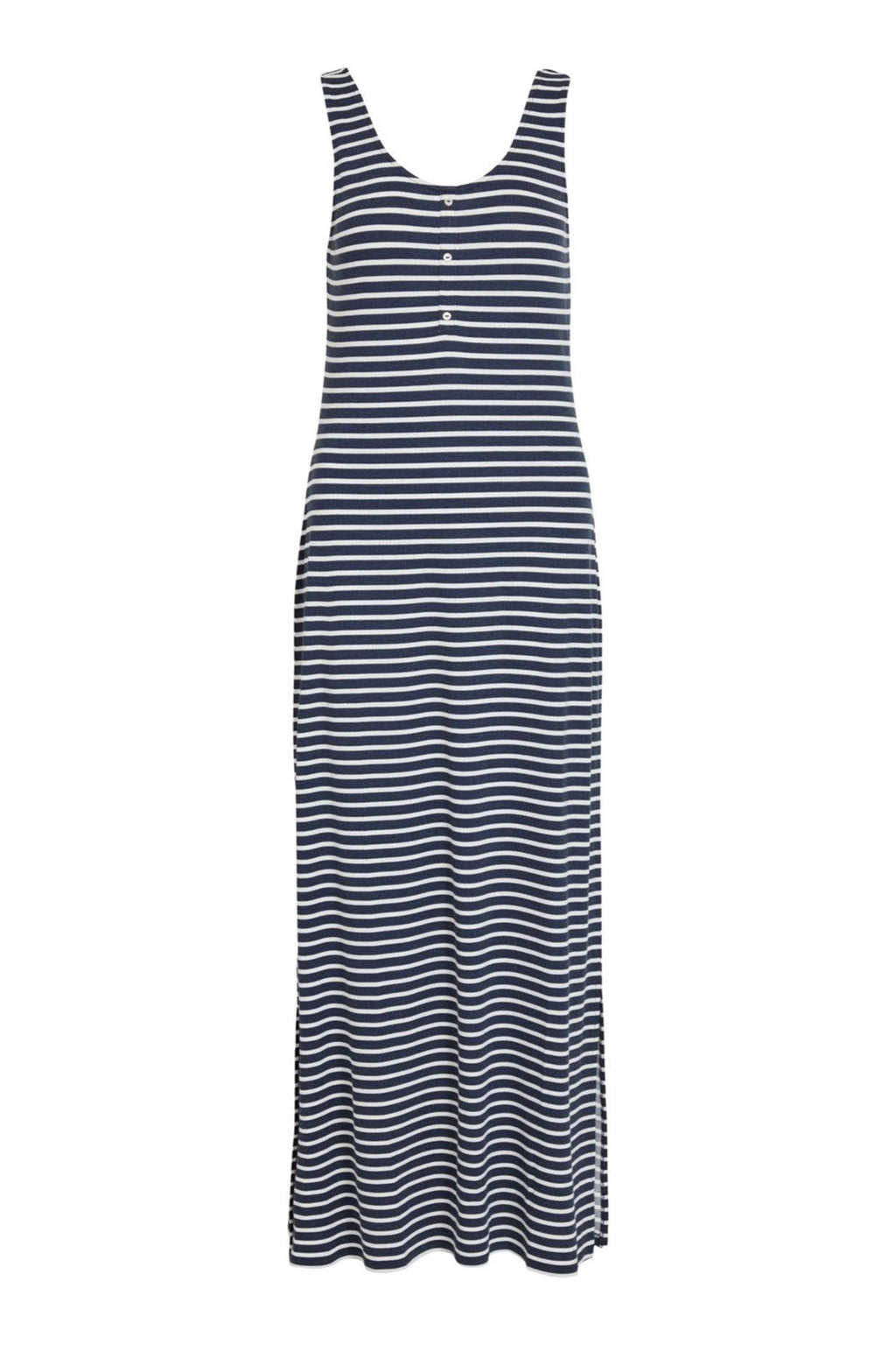 Dell Maxi Kjole - Navy Blazer/Hvit