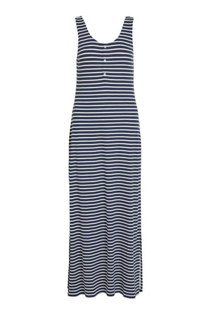 Dell Maxi Kjole - Navy Blazer/Hvit