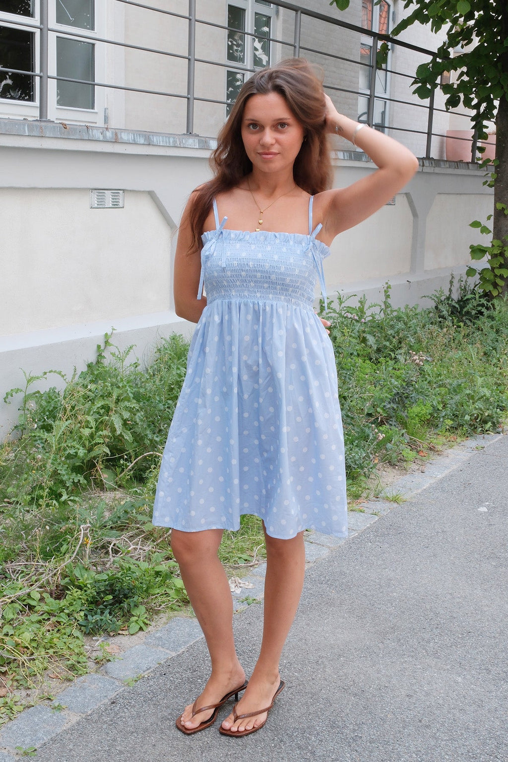 Sophia Dress - Lyseblå