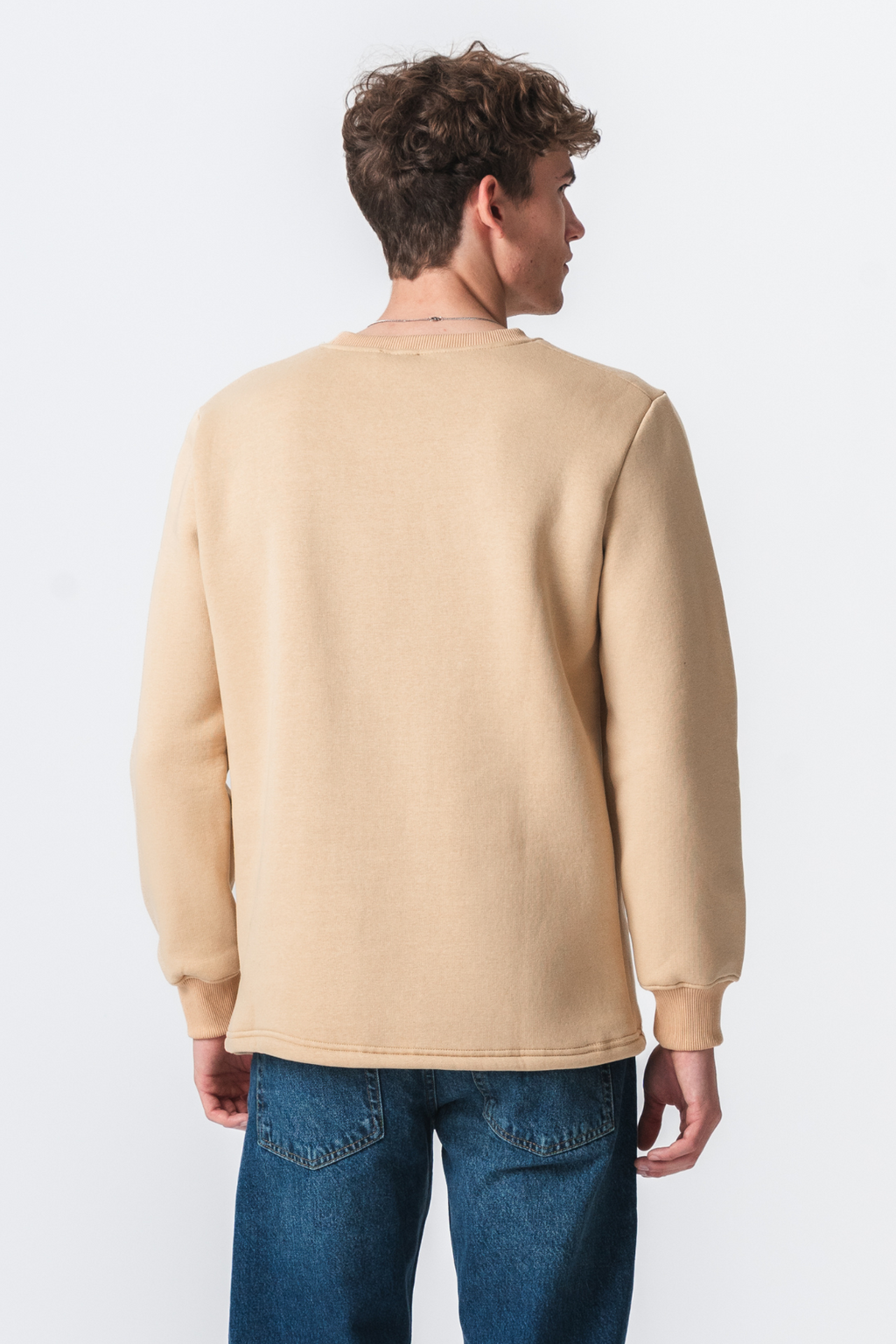 Pocket Sweatshirt Regular Fit - Beige