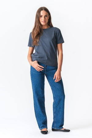 Leah Loose T-skjorte - Grå