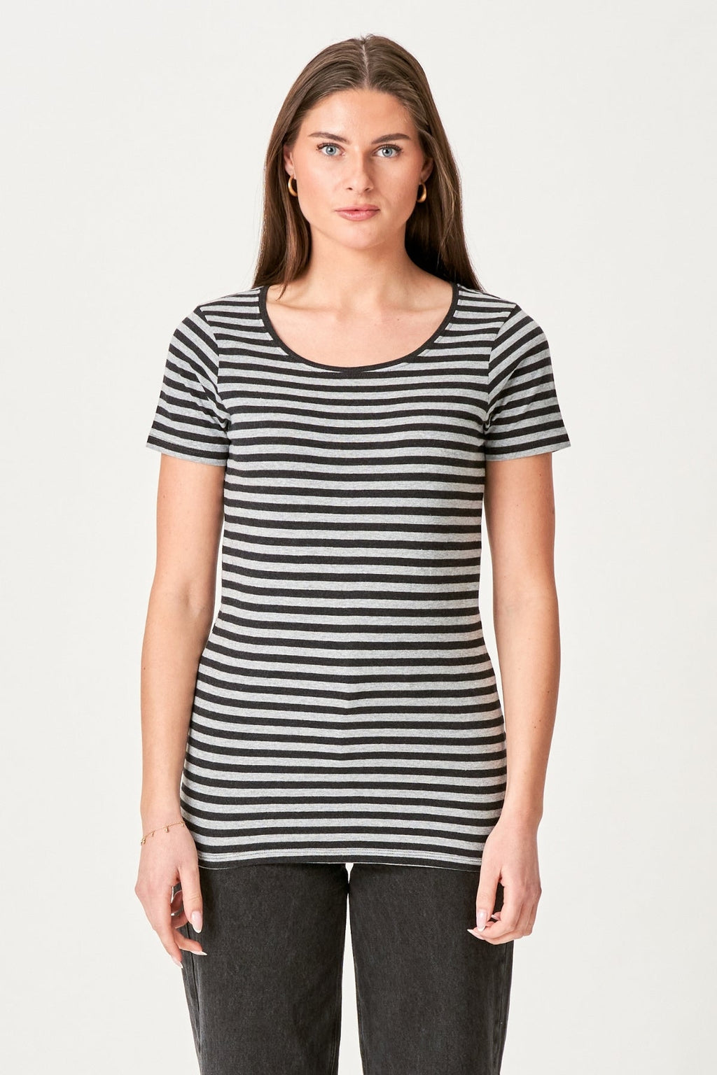 Nørregade T-shirt - Svart-Grå