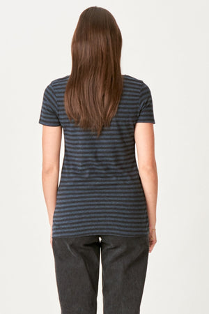 Nørregade T-shirt - Svart-Blå