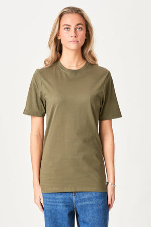 Boyfriend T-shirt - Army Grønn