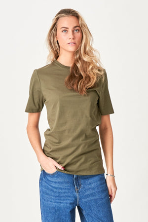 Boyfriend T-shirt - Army Grønn