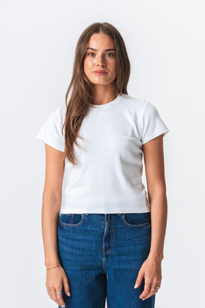 Emily Kort T-Skjorte - Hvit