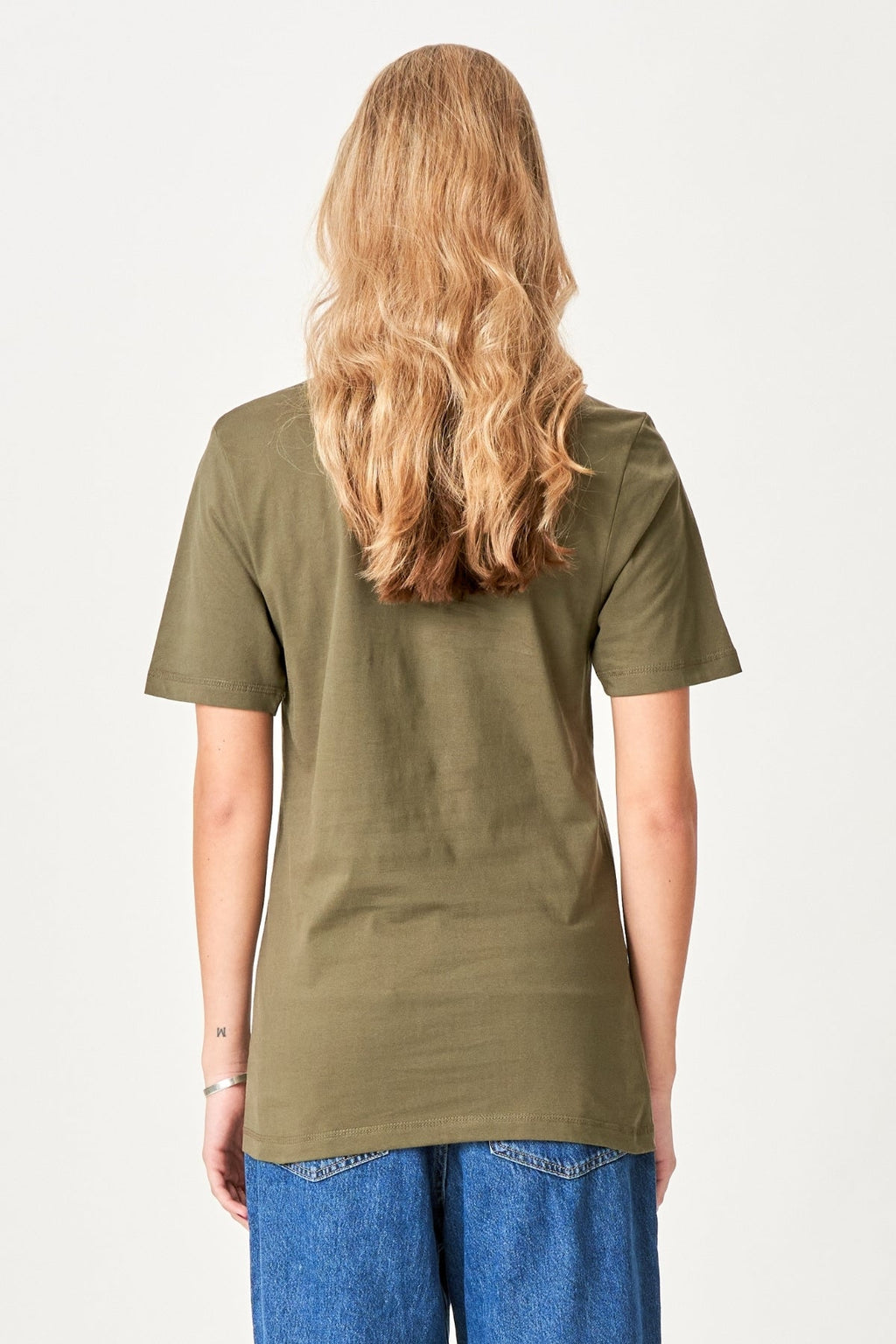 Boyfriend T-shirt - Army Grønn