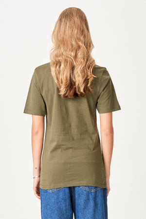 Boyfriend T-shirt - Army Grønn