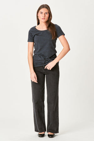 Nørregade T-shirt - Svart-Blå