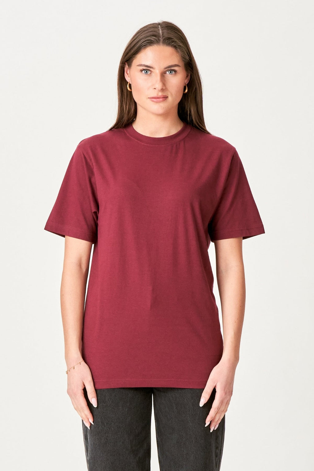 Oversized t-shirt - Bordeaux