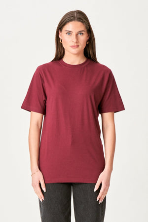 Oversized t-shirt - Bordeaux