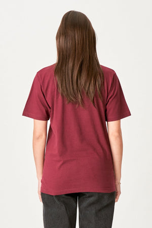 Oversized t-shirt - Bordeaux