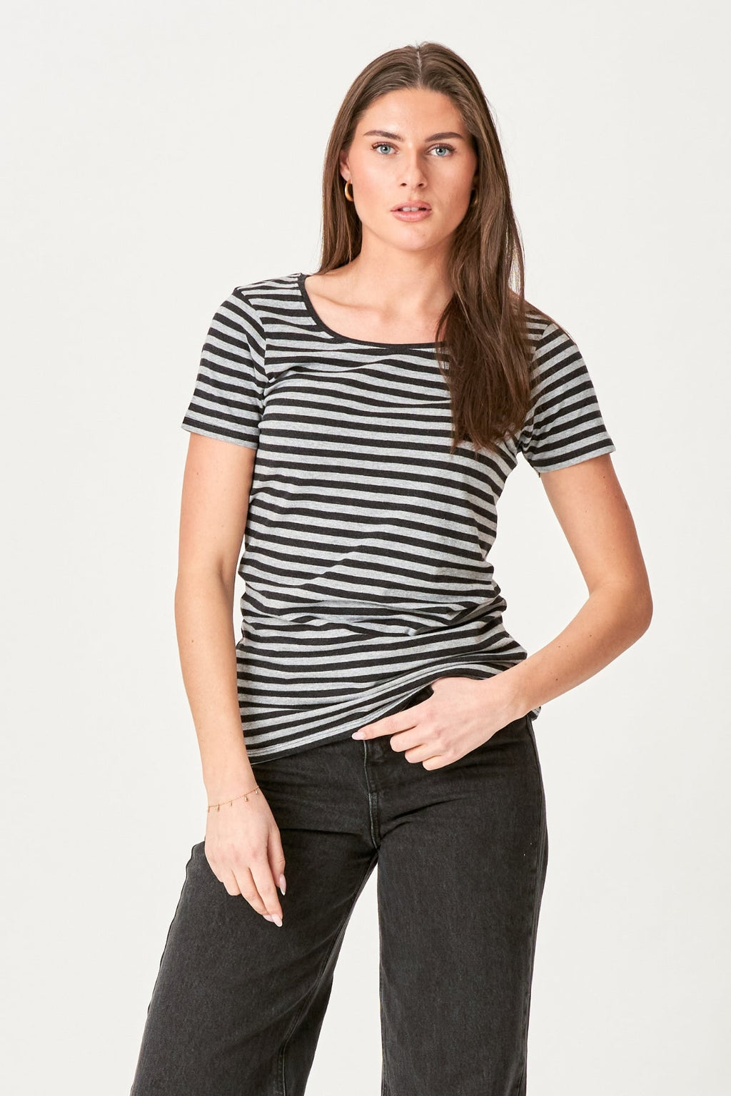 Nørregade T-shirt - Svart-Grå