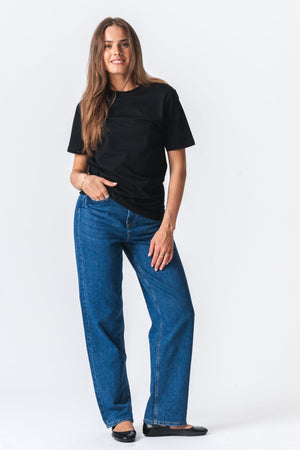 Boyfriend T-shirt - Svart