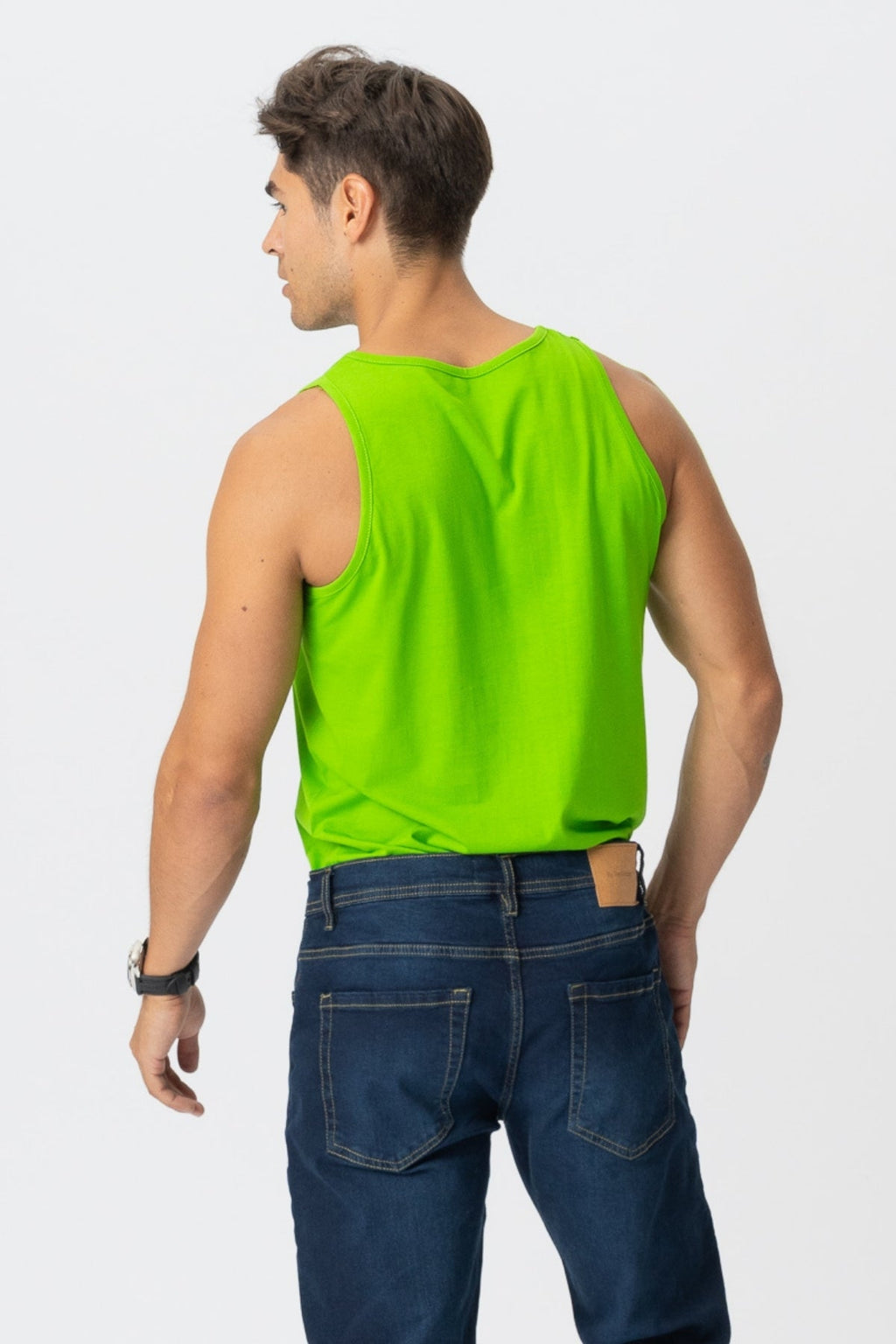 Basic Tanktop - Limegrønn