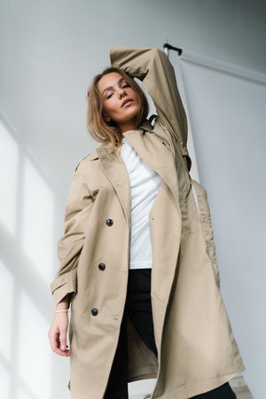 Fleecejakke - Mørk Oliven