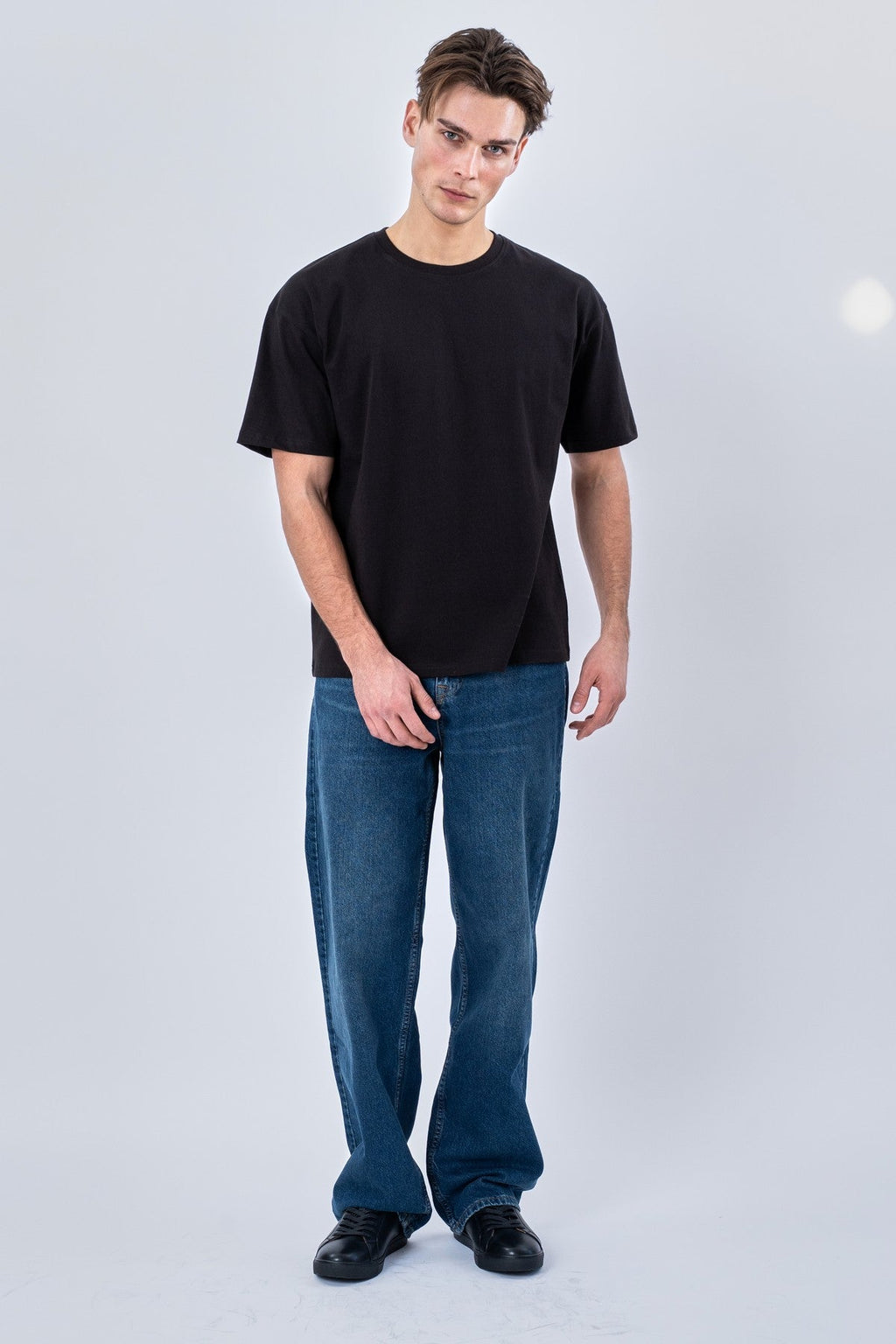 Heavy Boxfit Tee - Svart