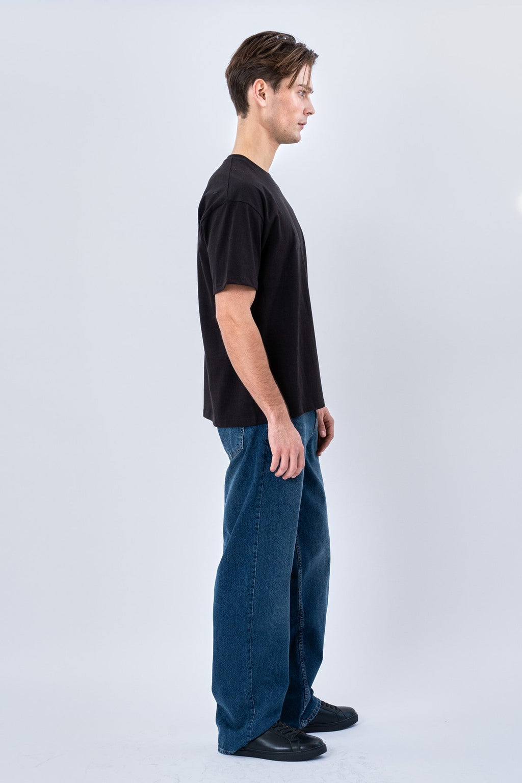 Heavy Boxfit Tee - Svart