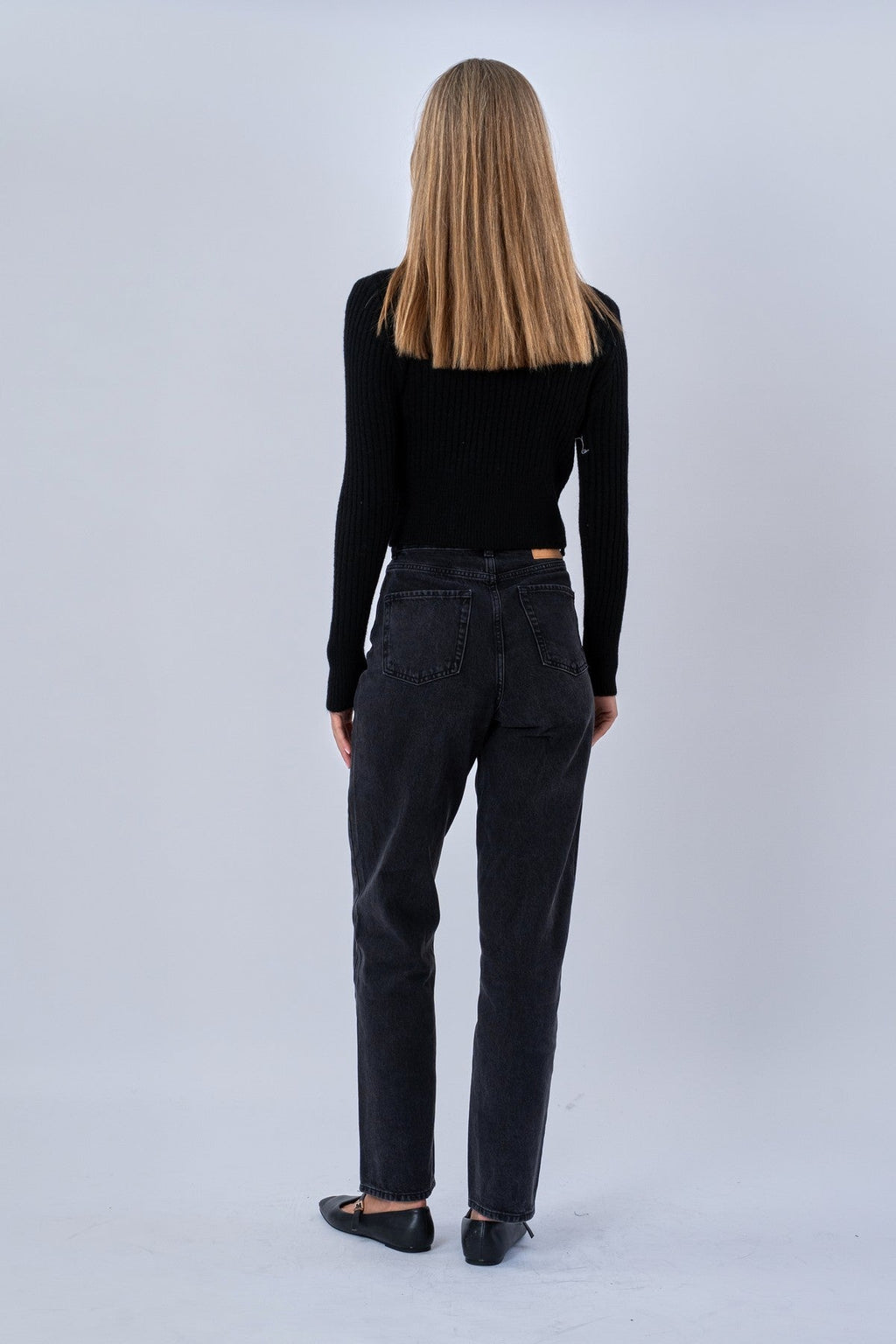 Nova Blouse Knit - Svart