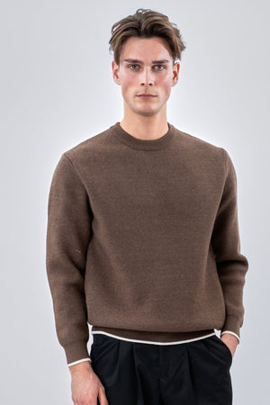 Crewneck Genser - Brun