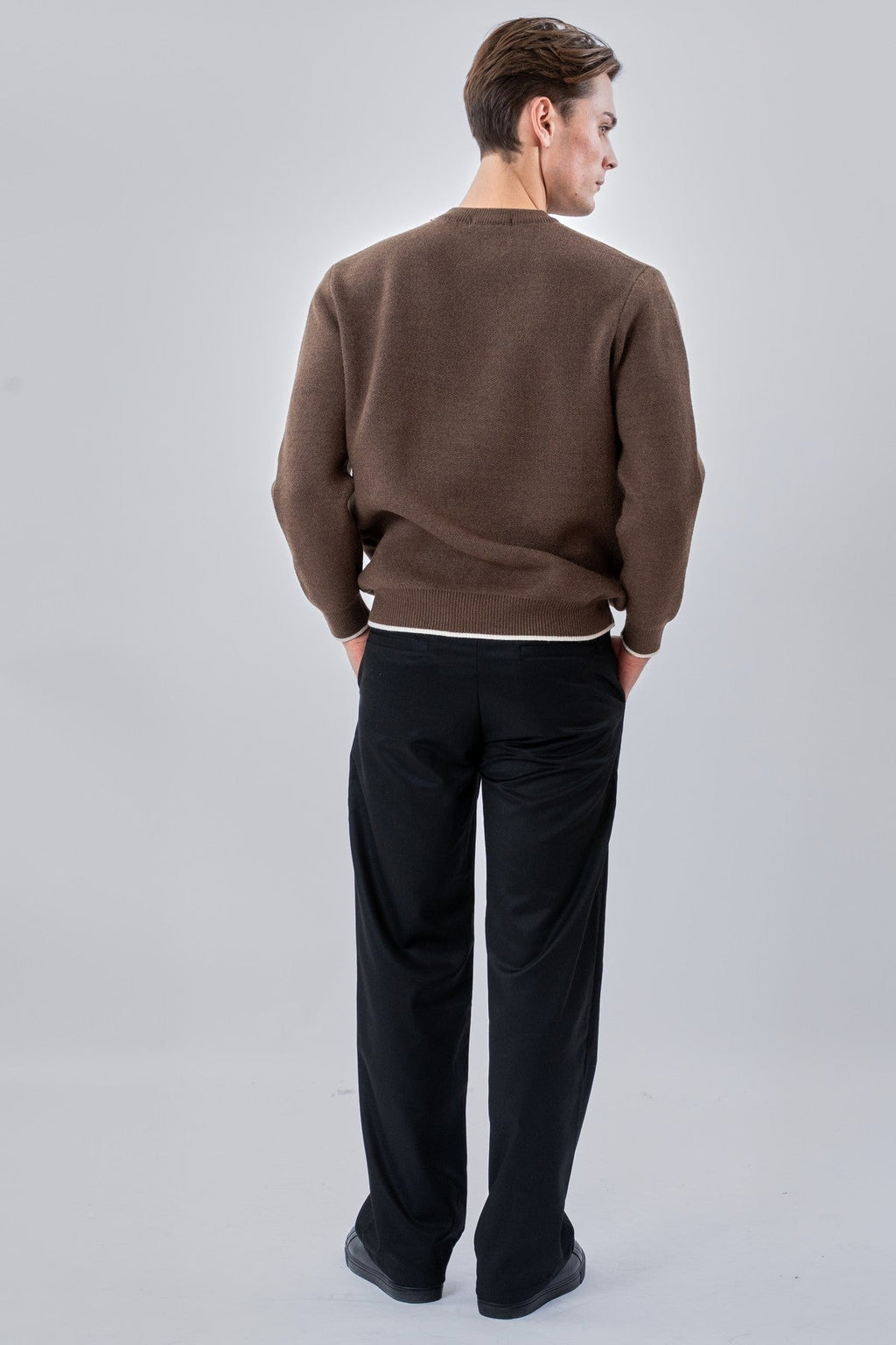 Crewneck Genser - Brun