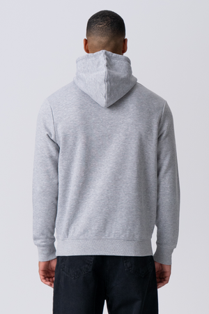 Essential Hoodie - Gråmelert