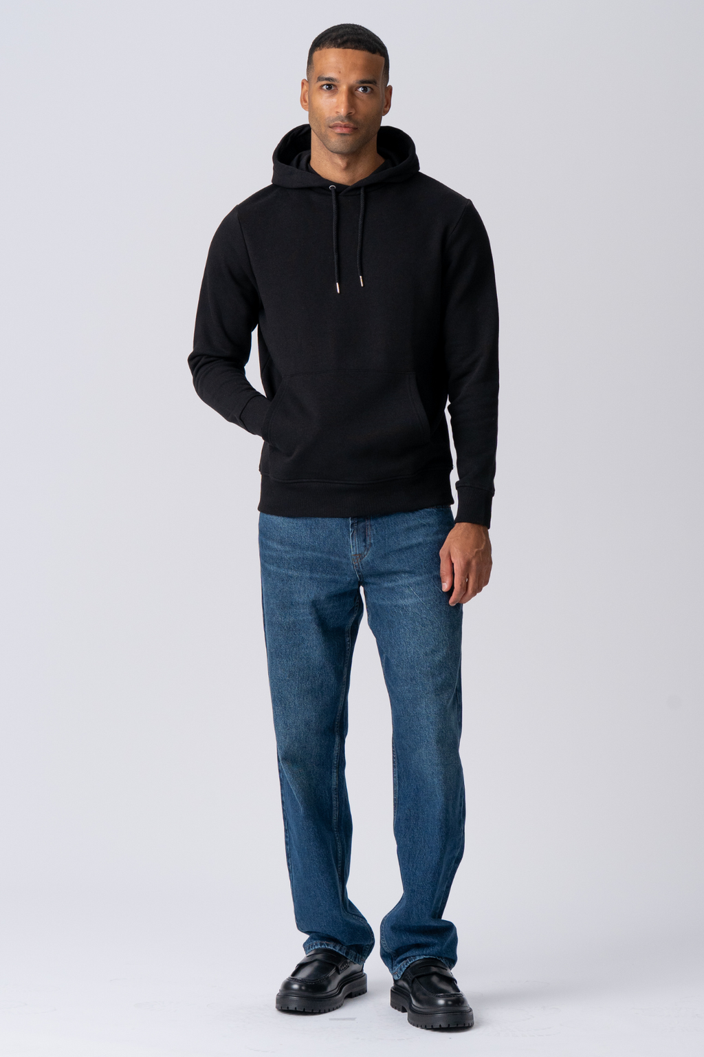 Sweatshirt Hoodie - Svart