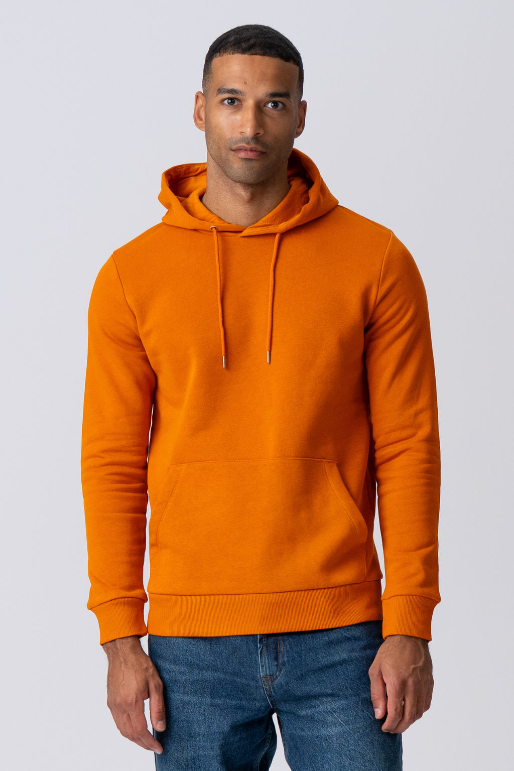 Basic Hoodie Sweat - Oransje