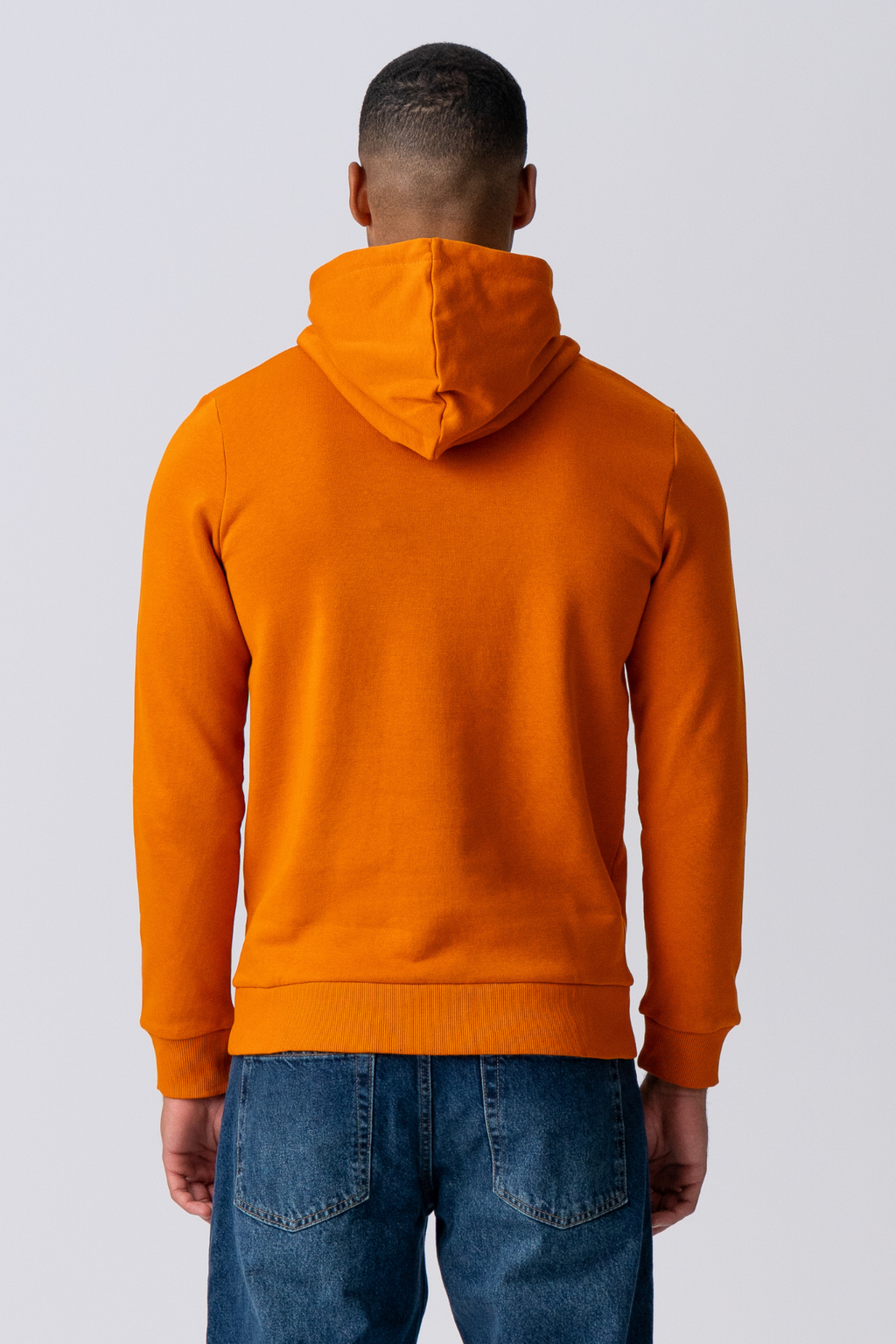 Basic Hoodie Sweat - Oransje