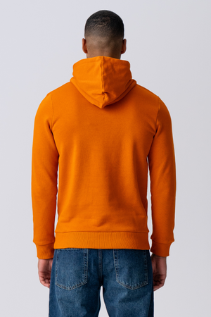 Basic Hoodie Sweat - Oransje