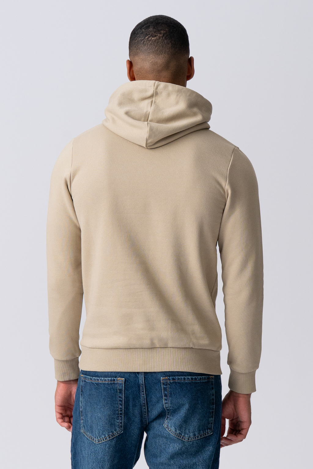 Basic Hoodie Sweat - Mørk Beige