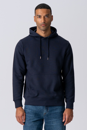 Sweatshirt Hoodie - Marineblå