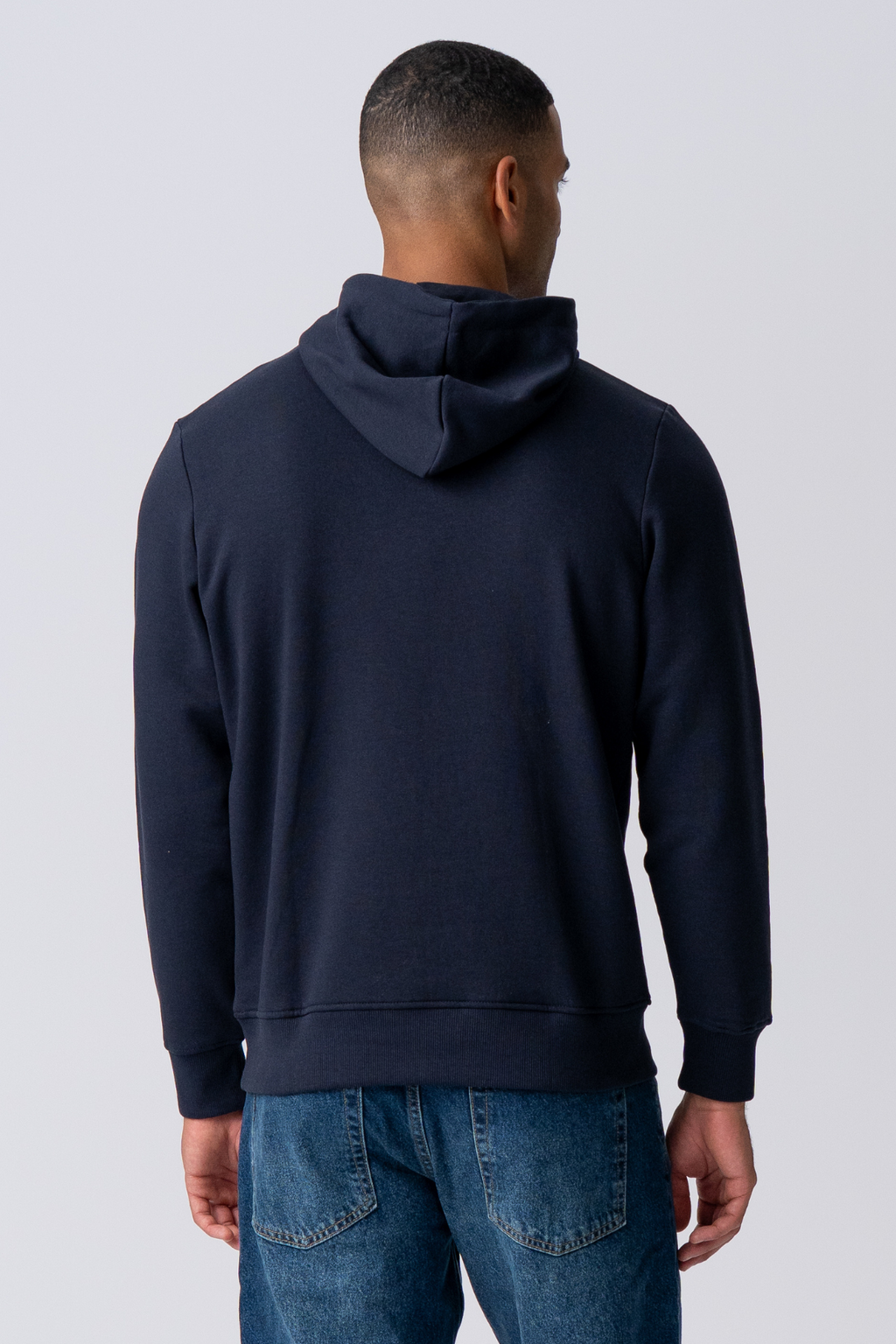 Sweatshirt Hoodie - Marineblå