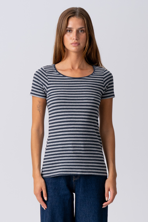 Nørregade T-shirt - Blå-Grå