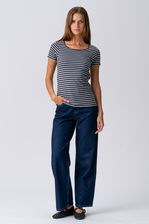 Nørregade T-shirt - Blå-Grå