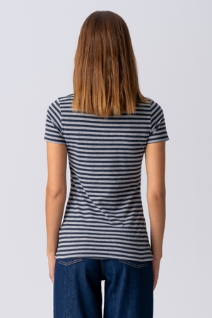 Nørregade T-shirt - Blå-Grå