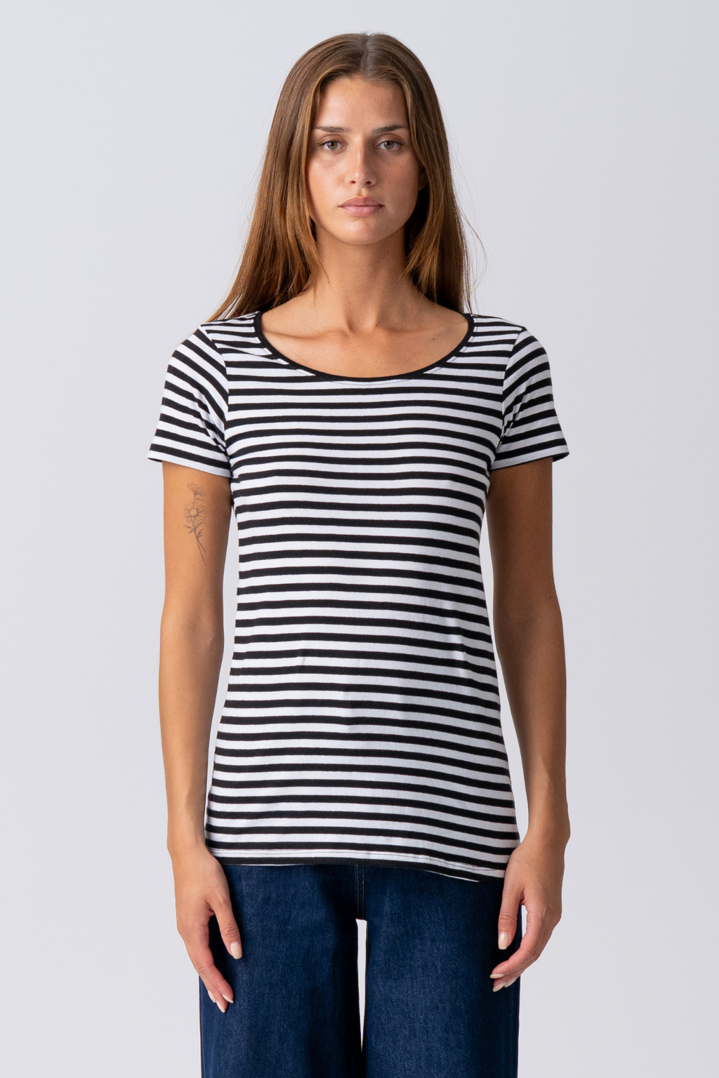 Nørregade T-shirt - Svart-Hvit