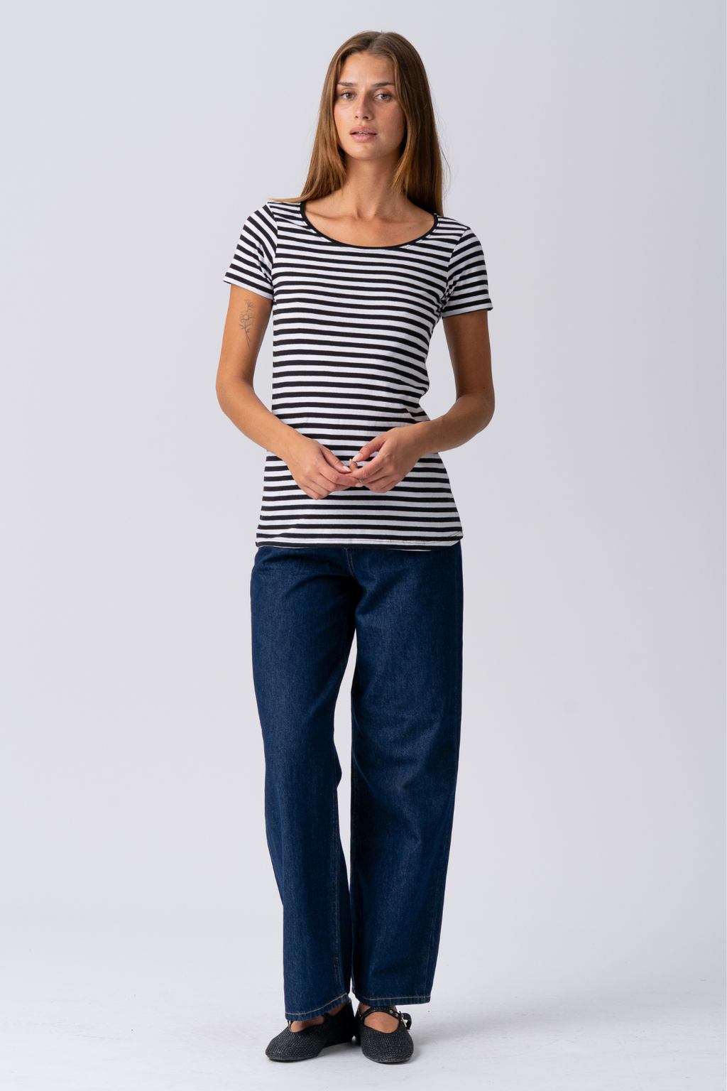 Nørregade T-shirt - Svart-Hvit