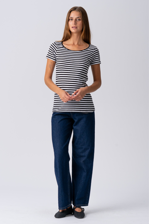 Nørregade T-shirt - Svart-Hvit