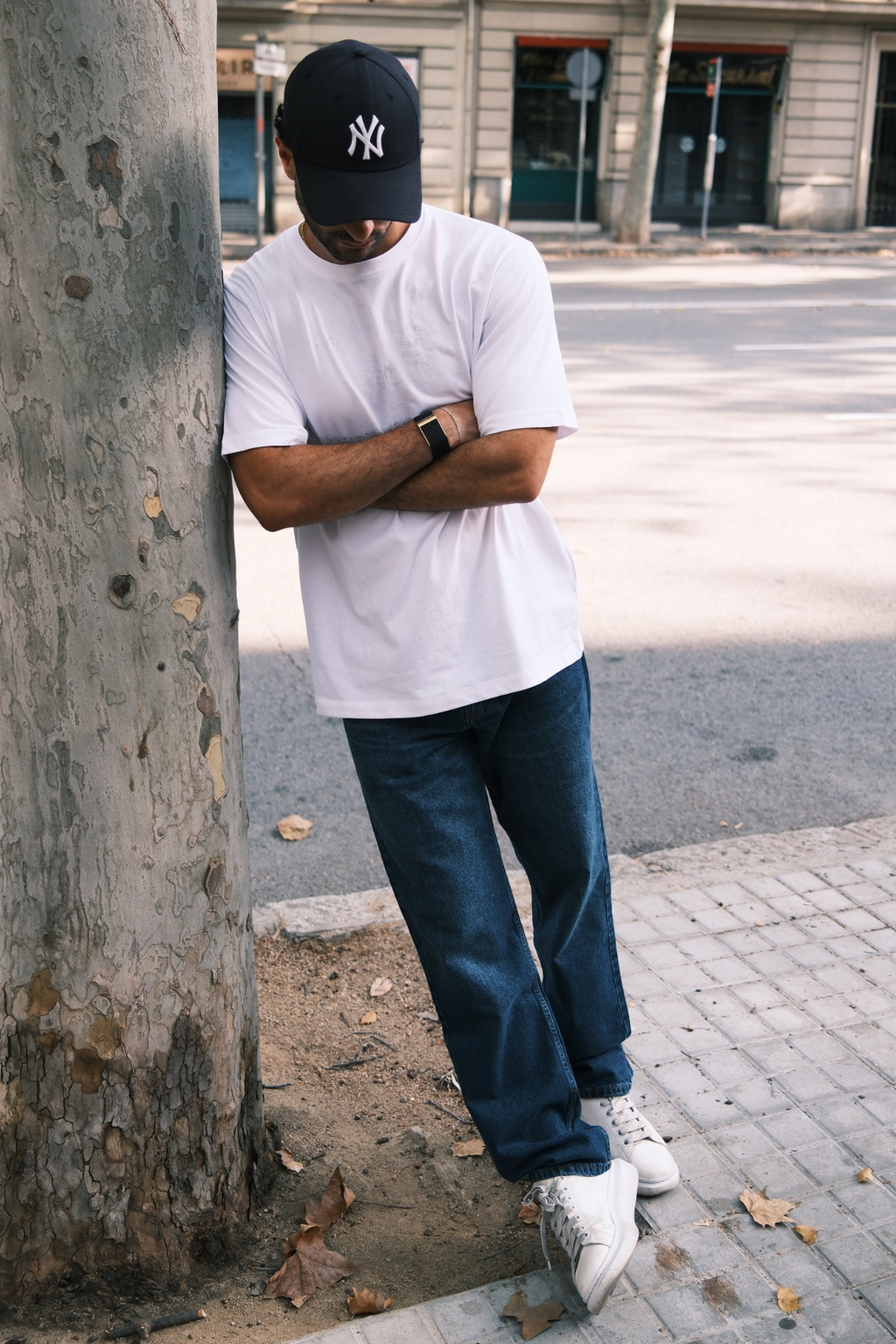 Relaxed Fit Jeans - Mørk Blue Denim