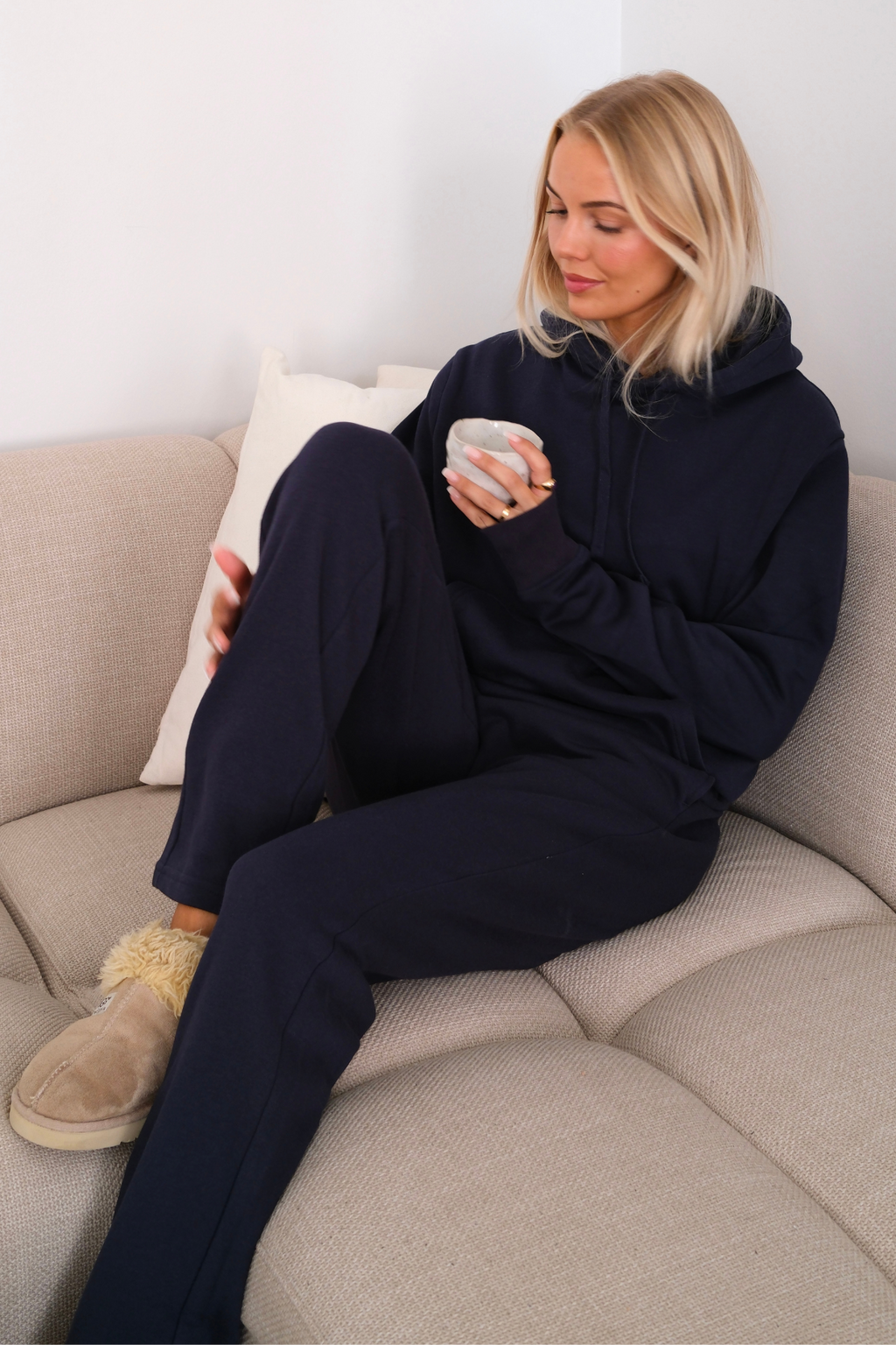 Essensielle Sweatpants - Navy
