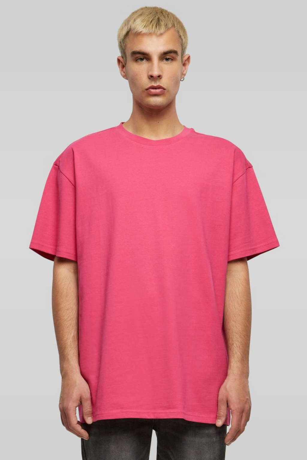 Heavy Oversized T-skjorte - Hibiskus Rosa