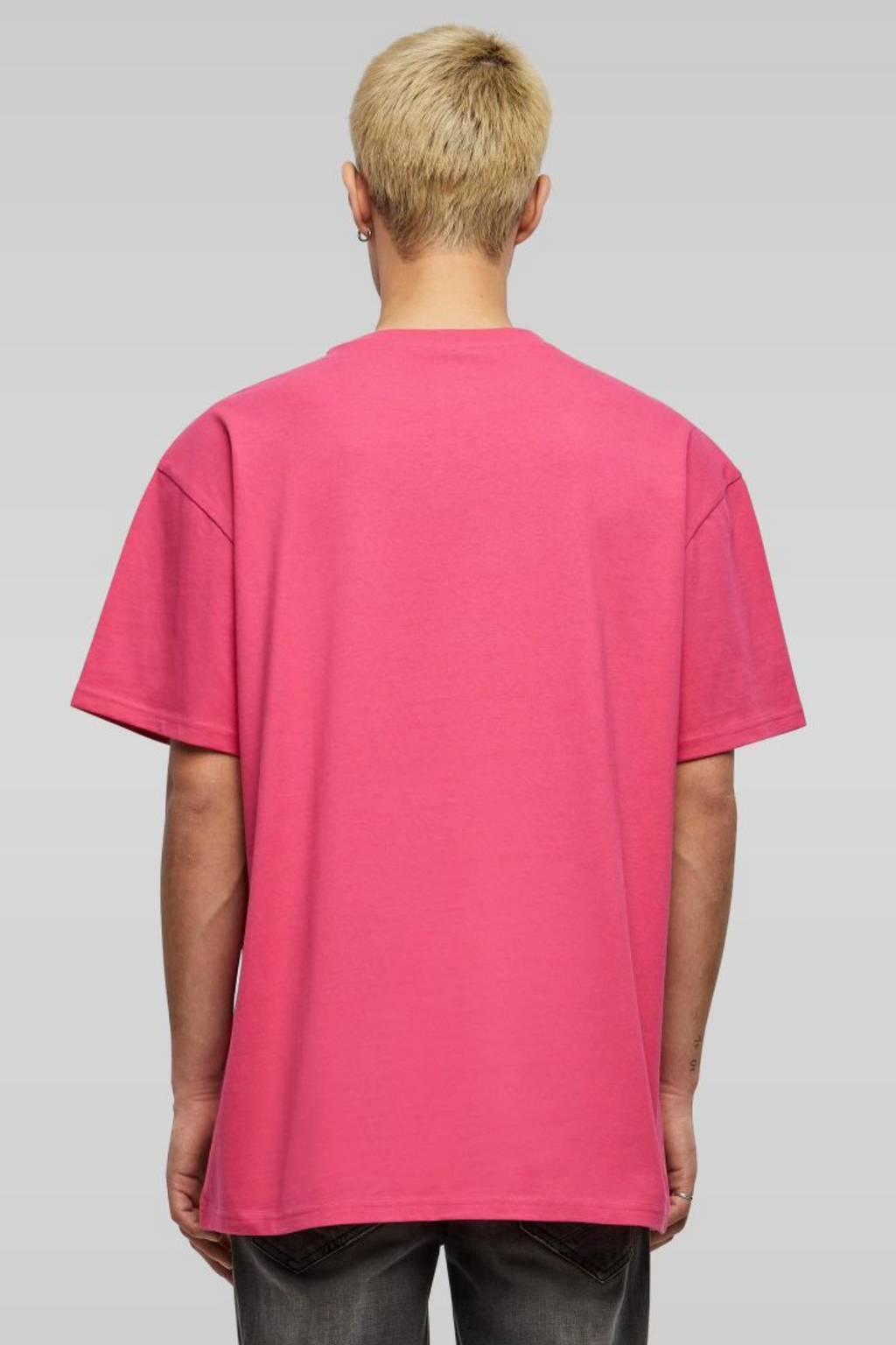 Heavy Oversized T-skjorte - Hibiskus Rosa