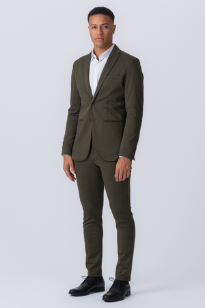 The Original Performance Suit™️ (mørkegrønn) + Slips - Pakketilbud